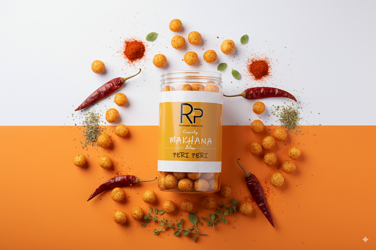 🌶️ Spice up your life, the healthy way! 🌶️ Peri Peri perfection that makes your taste buds dance 💃 #PeriPeriPower #SpiceLife #HealthyCrunch